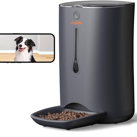 Pet feeder for dogs or cats automatic feeder, with a camera, voice recording - Picture 3 of 5